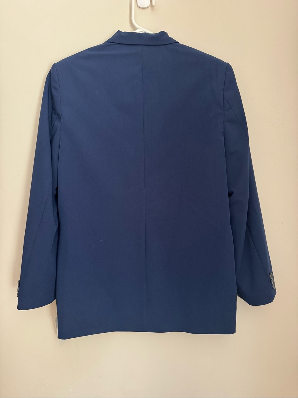 IZOD Boys Navy Blue Stretch Blazer Size 18 NWT Bank Blue Formal Suit Jacket - Picture 2 of 6
